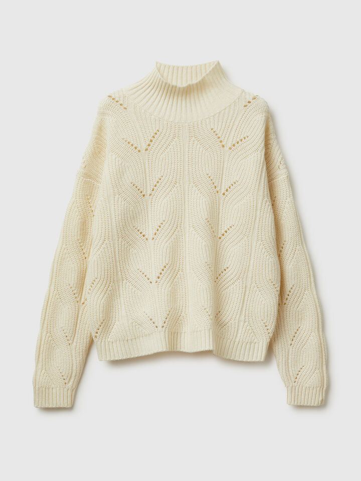 TURTLE NECK SWEATER Mulher image number 5